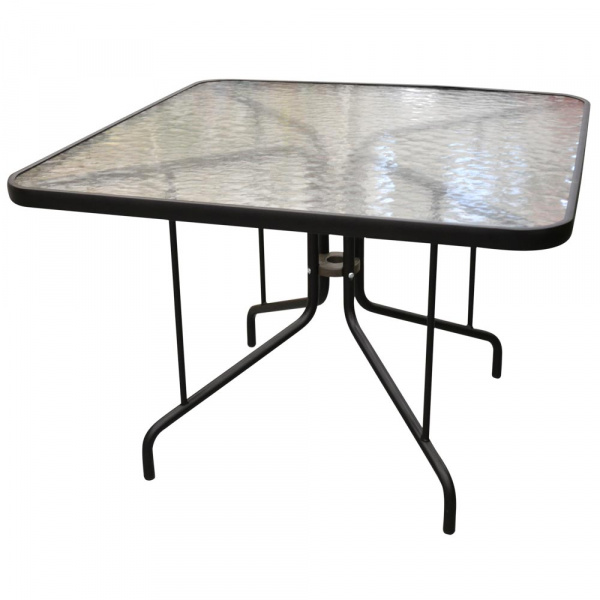 Стол для дачи обеденный Мебельторг Сан-ремо 2 Zrta3433 черный 100х100х72 см