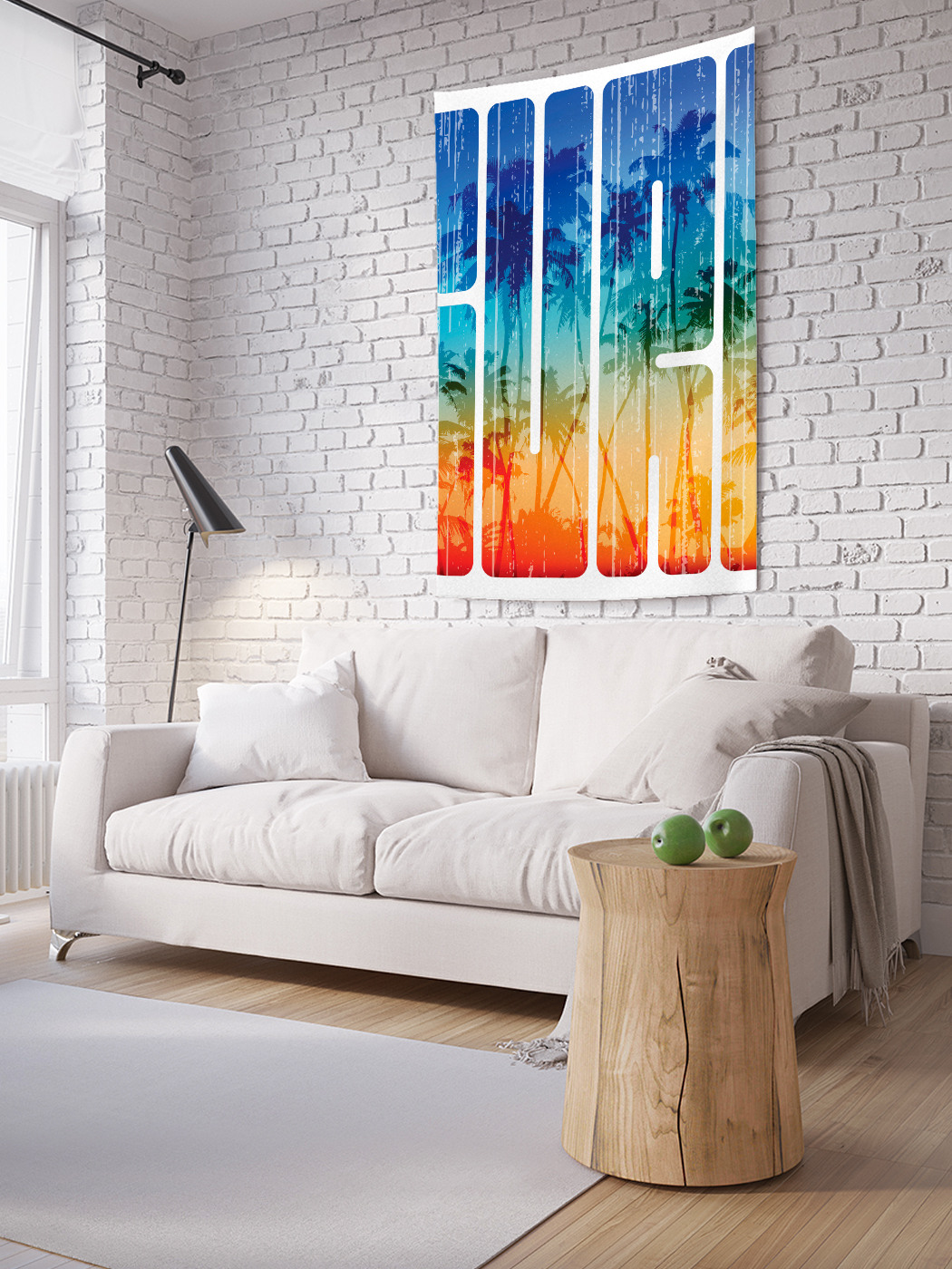 

Вертикальное фотопанно на стену JoyArty Радужный серф 100x150 см, Радужный серф