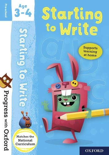

Progress with Oxford: Starting to Write Age 3-4