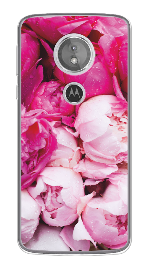 

Чехол Awog на Motorola Moto G6 Play / Моторола Мото G6 Плэй "Пионы розово-белые", Разноцветный, 240950-8