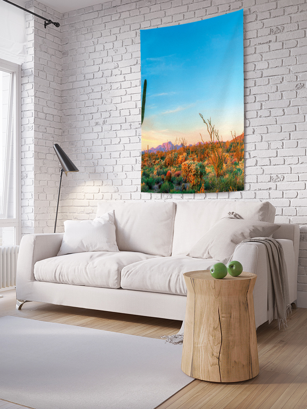 

Вертикальное фотопанно на стену JoyArty Кактус в долине 100x150 см, Кактус в долине