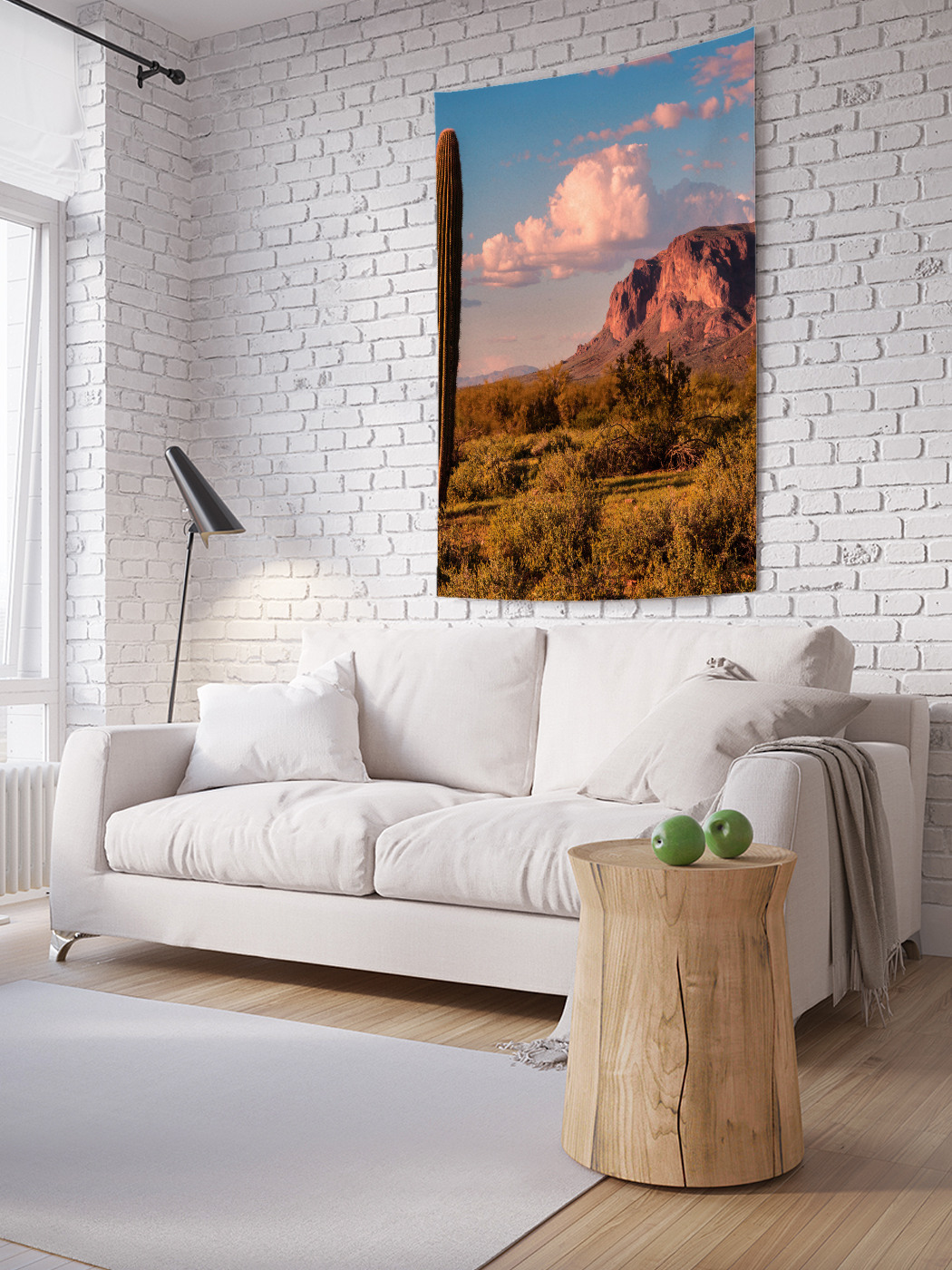 

Вертикальное фотопанно на стену JoyArty Огромный кактус 100x150 см, Огромный кактус