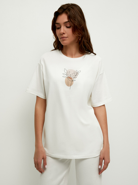 

Футболка женская ZARINA 2266530431-1 белая XL, 2266530431-1