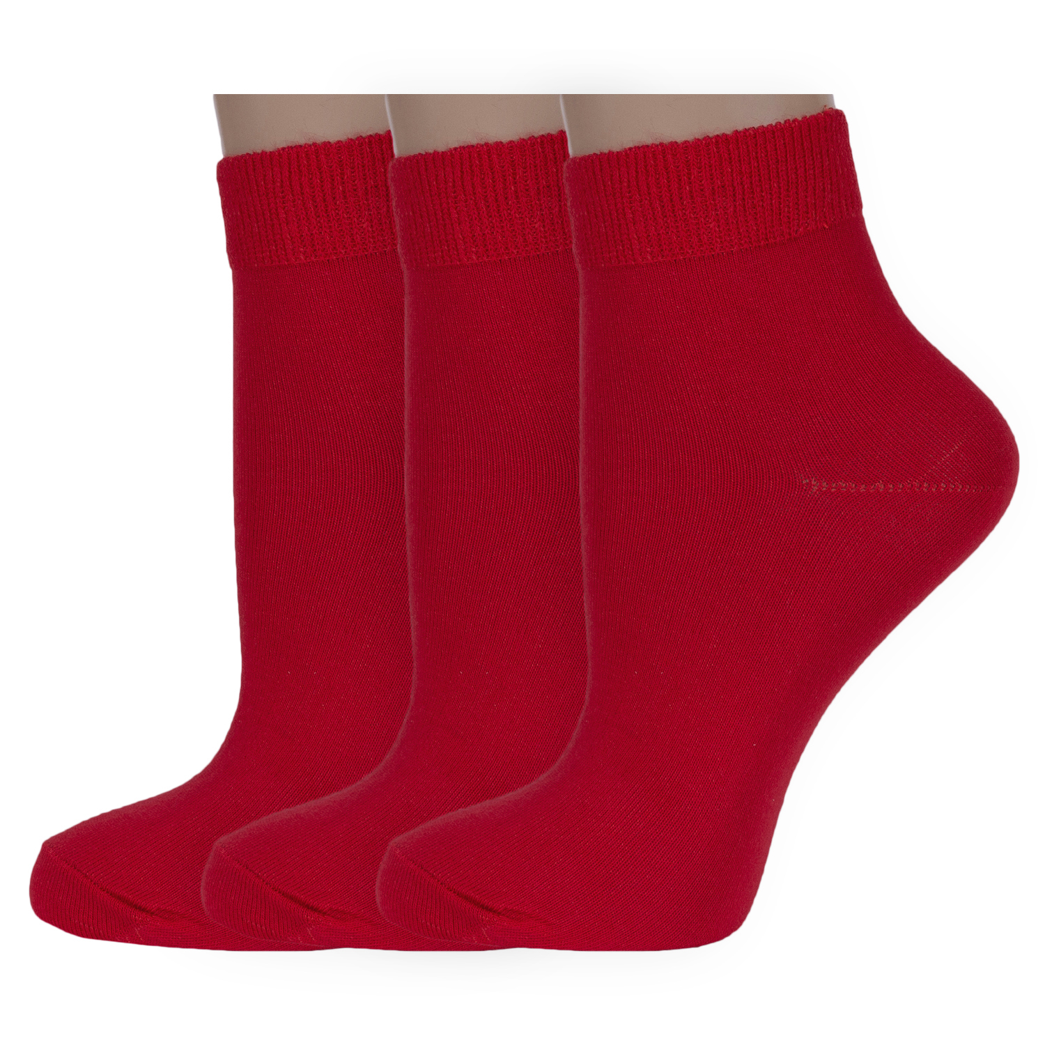 

Комплект носков женских Rusocks 3-С-420 красных 23, 3-С-420