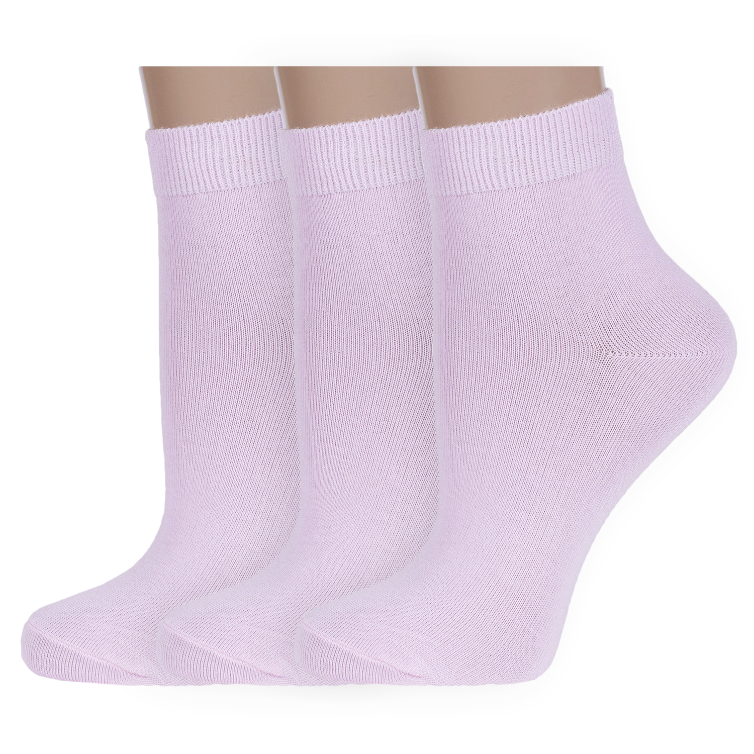 

Комплект носков женских Rusocks 3-С-420 розовых 23, Розовый, 3-С-420