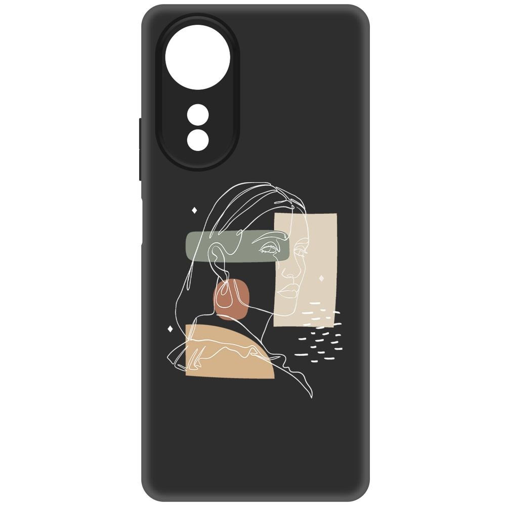 

Чехол-накладка Krutoff Soft Case Уверенность для Oppo A58 4G черный