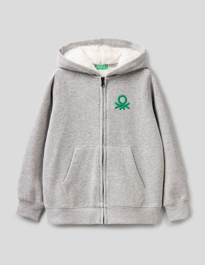 

Толстовка для мальчиков Benetton цв. серый р.110, 21A_3EB5C5829