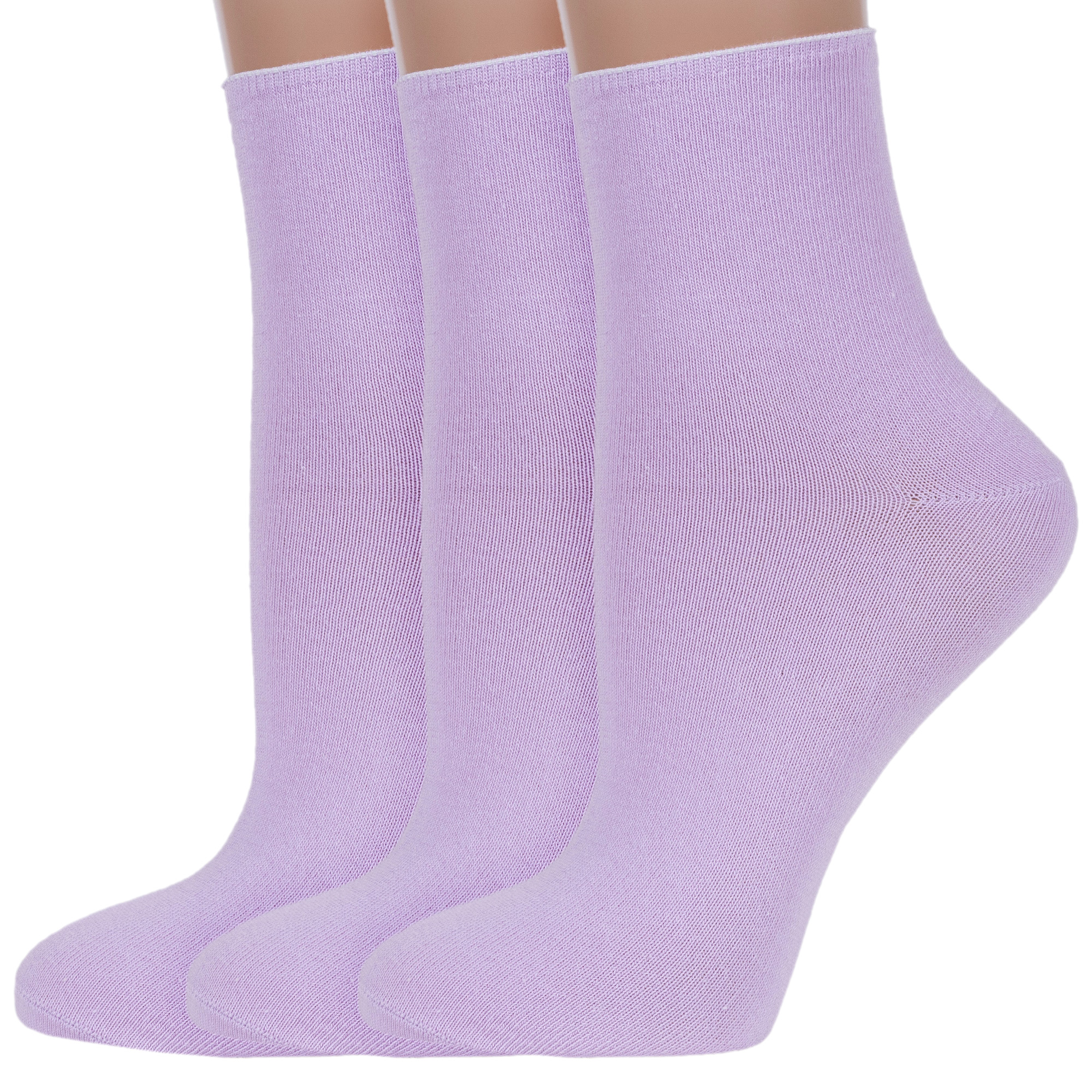 Комплект носков женских ХОХ 3-G-1406 фиолетовых 25