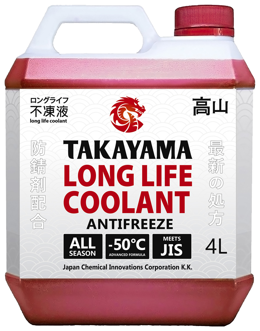 фото Антифриз takayama long life coolant красный -50c 4 л takayama арт. 700508