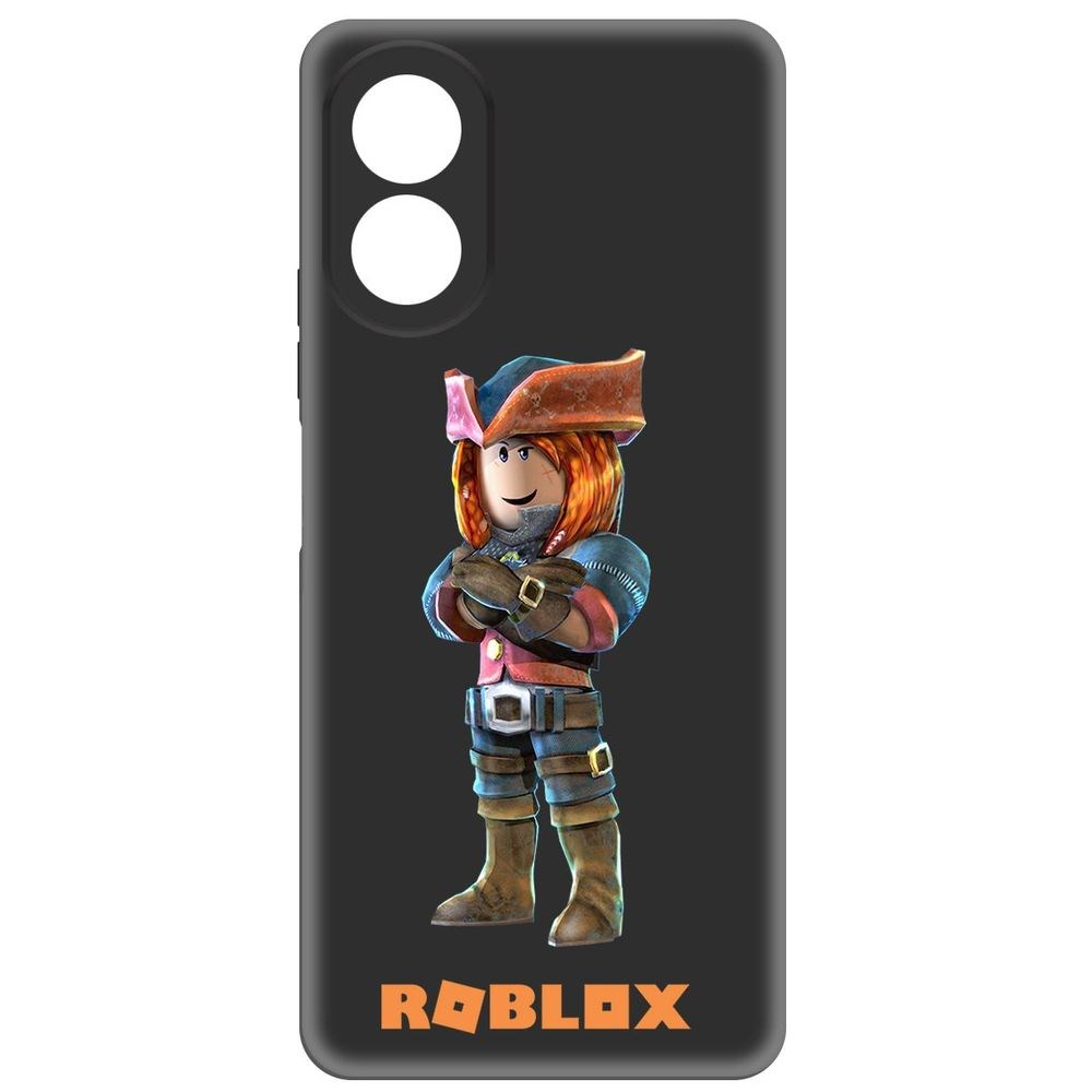 

Чехол-накладка Krutoff Soft Case Roblox-Эзебель для Oppo A38 4G черный