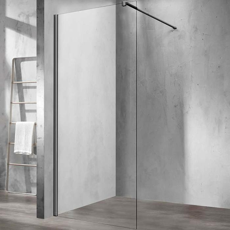 

Душевая перегородка Vincea Walk-In 80 VSW-1H800CLGM профиль Вороненая сталь