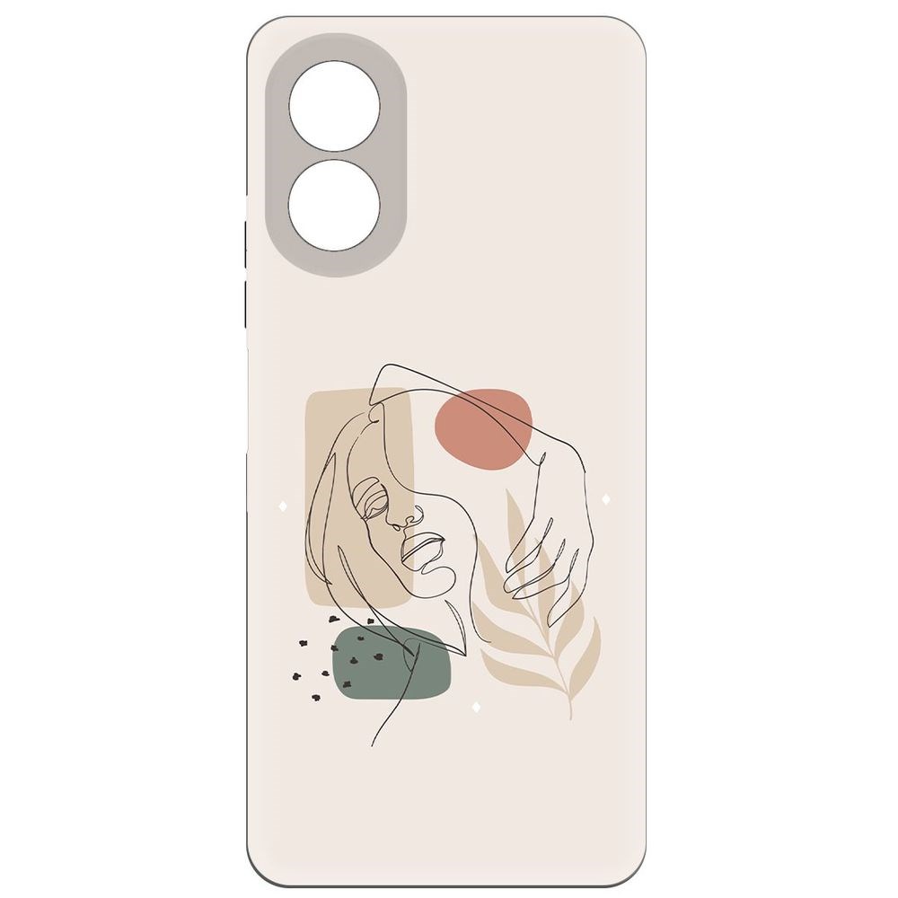 

Чехол-накладка Krutoff Soft Case Грациозность для Oppo A38 4G черный