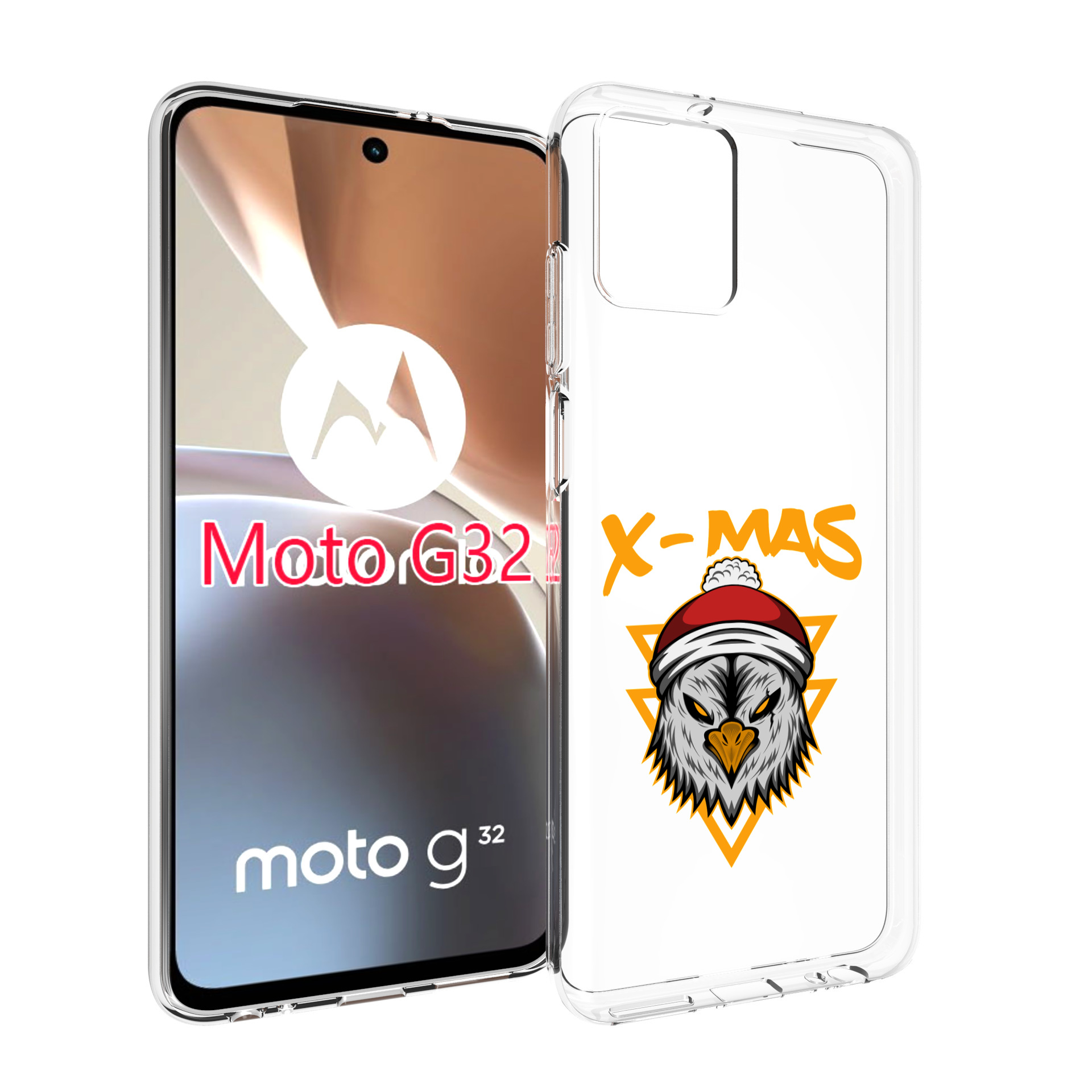 

Чехол MyPads Xmax для Motorola Moto G32, Прозрачный, Tocco