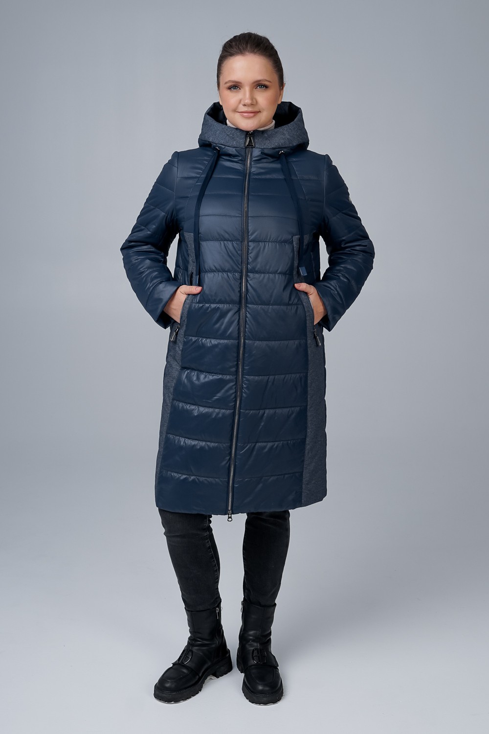 

Куртка женская OHARA CCV-22701 синяя 52 RU, CCV-22701