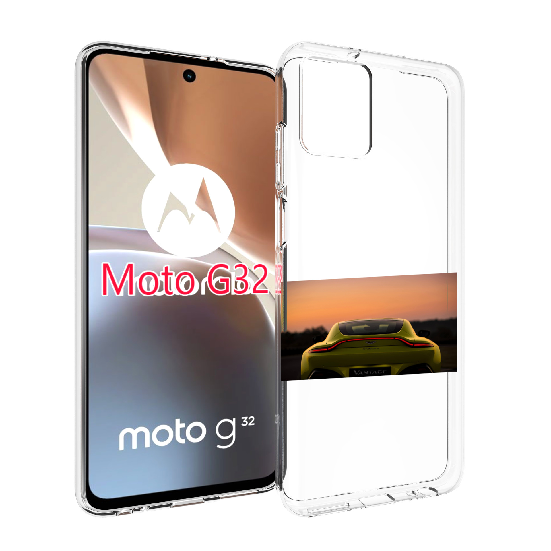 

Чехол MyPads aston martin для Motorola Moto G32, Прозрачный, Tocco