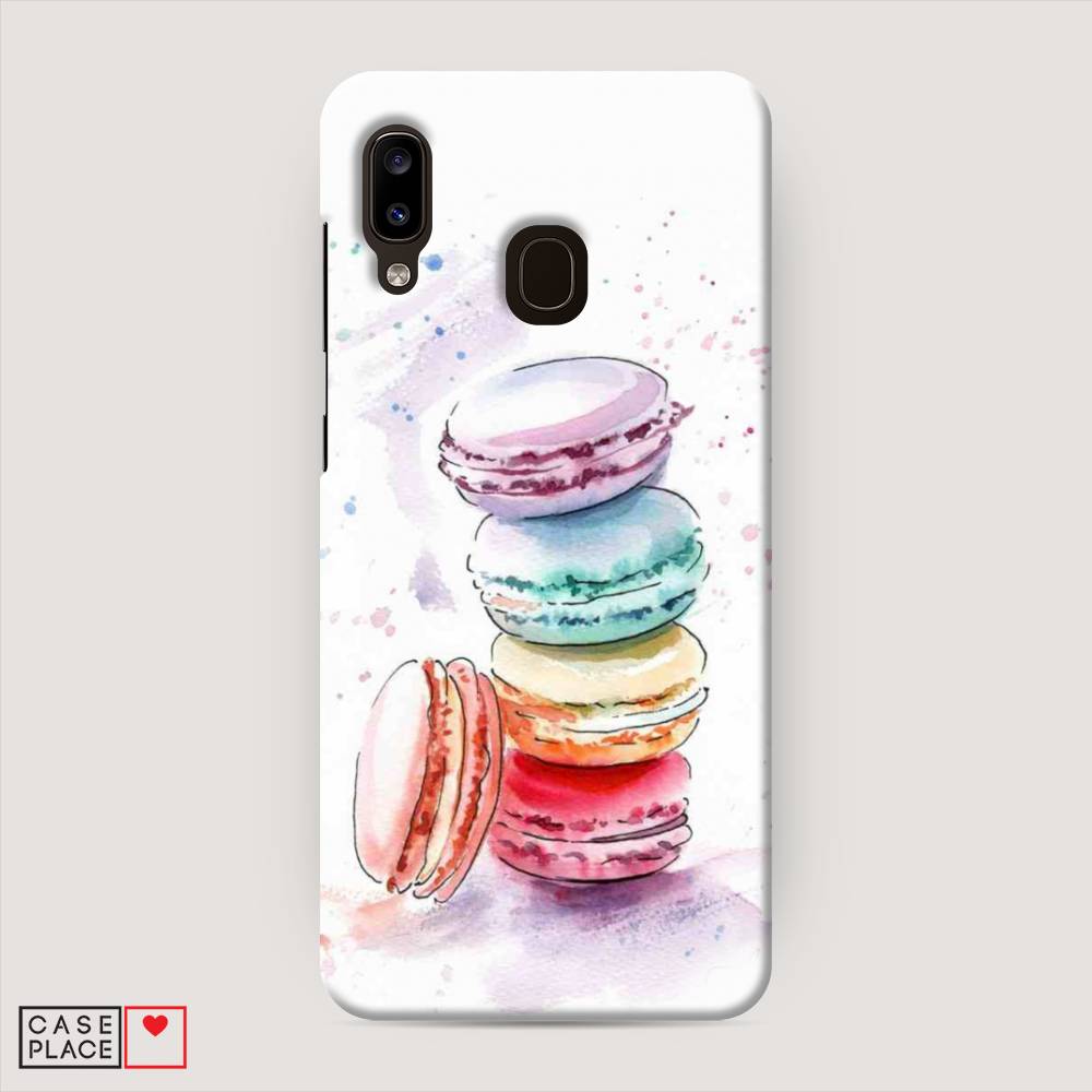 

Пластиковый чехол "Пирамидка макарони 2" на Samsung Galaxy A20, 27620-7