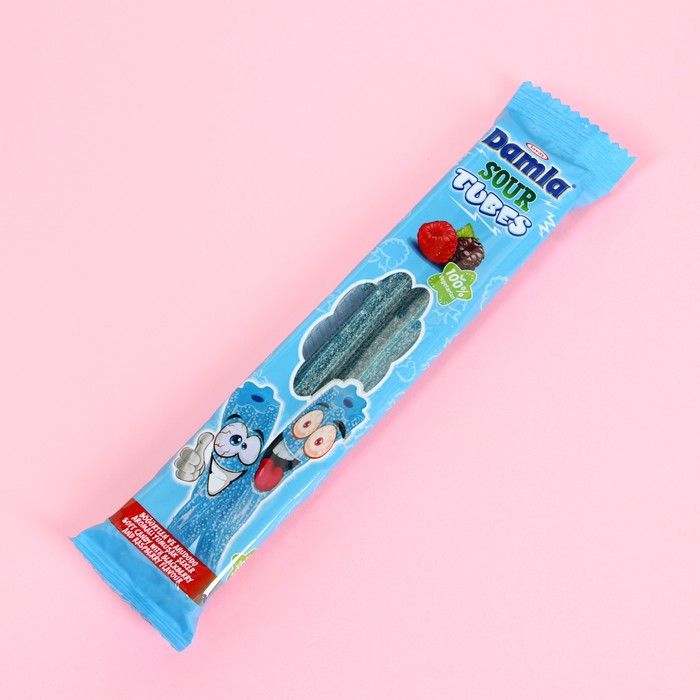 Мармелад кислые трубочки Damla малина-ежевика, 35 г