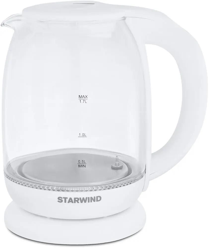 

Чайник электрический StarWind SKG4215, 2200Вт, белый