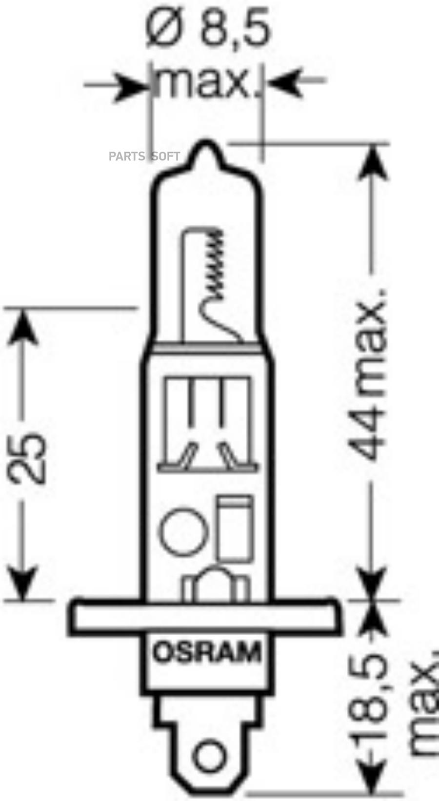 OSRAM Лампа OSRAM 64155TSP-HCB