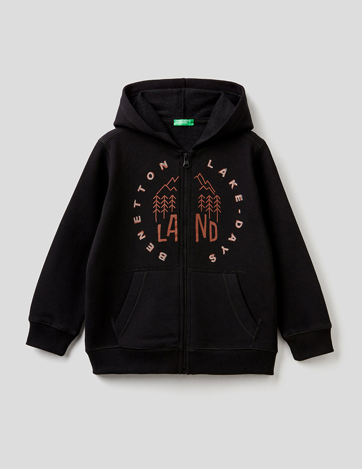 

Толстовка для мальчиков Benetton цв. черный р.128, 21A_3EB5C5993