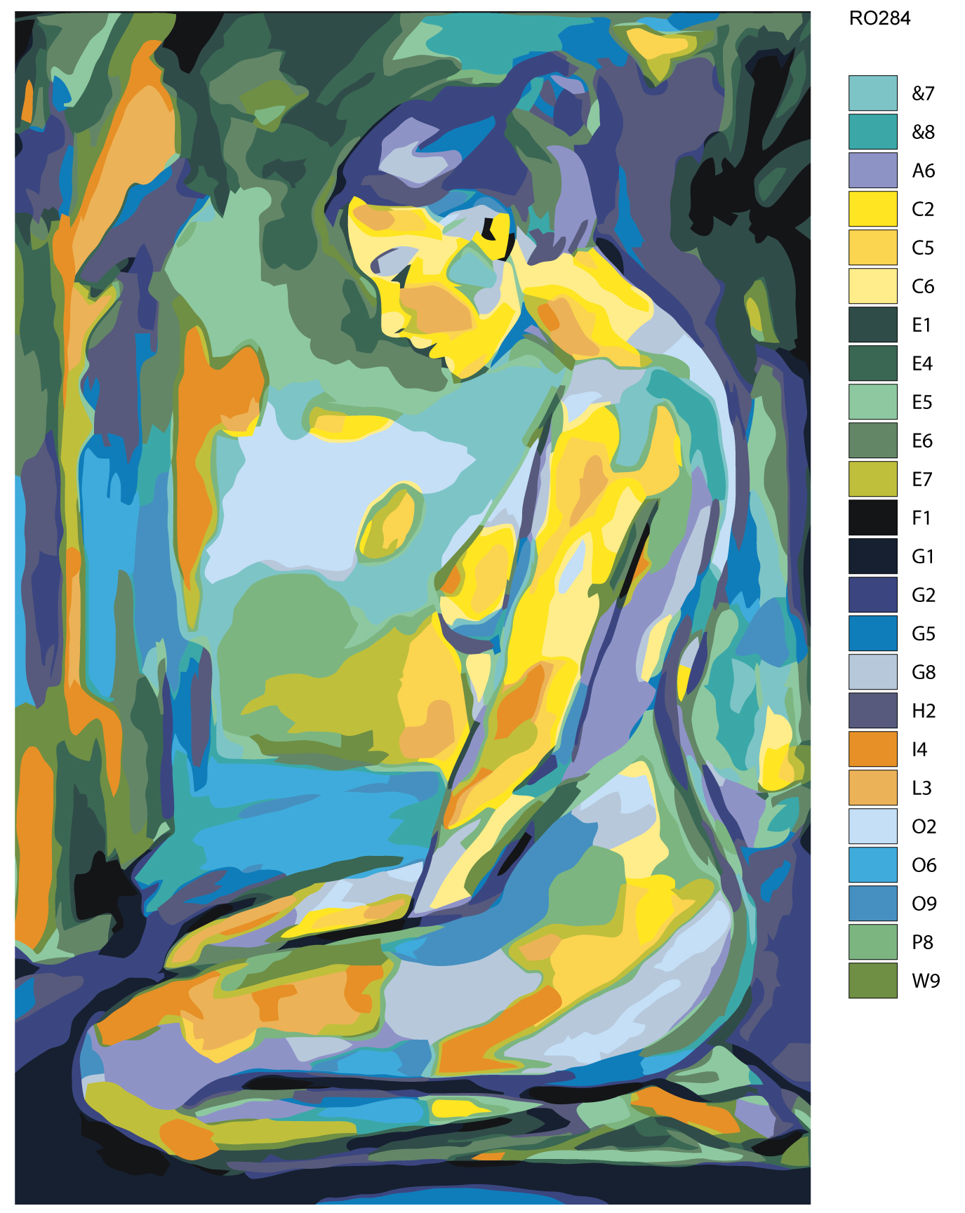 

Картина по номерам, Живопись по номерам, 48 x 72, RO284, RO284