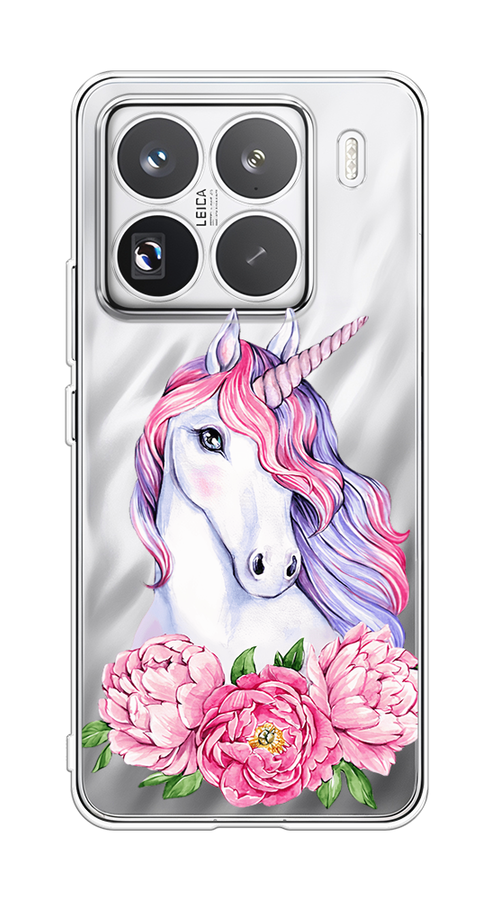 

Чехол на Xiaomi 15 Pro "Единорог с пионами", Розовый;белый;зеленый, 323750-1