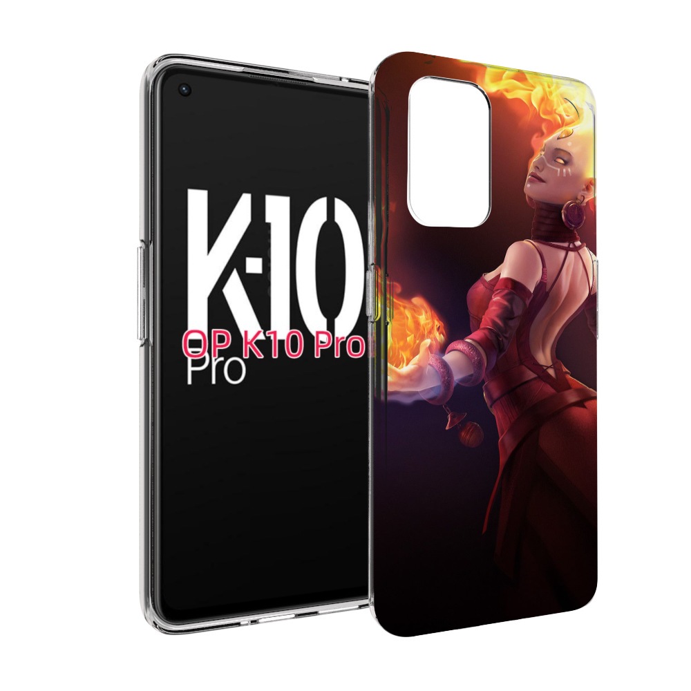 

Чехол MyPads dota 2 Lina для OPPO K10 Pro, Прозрачный, Tocco