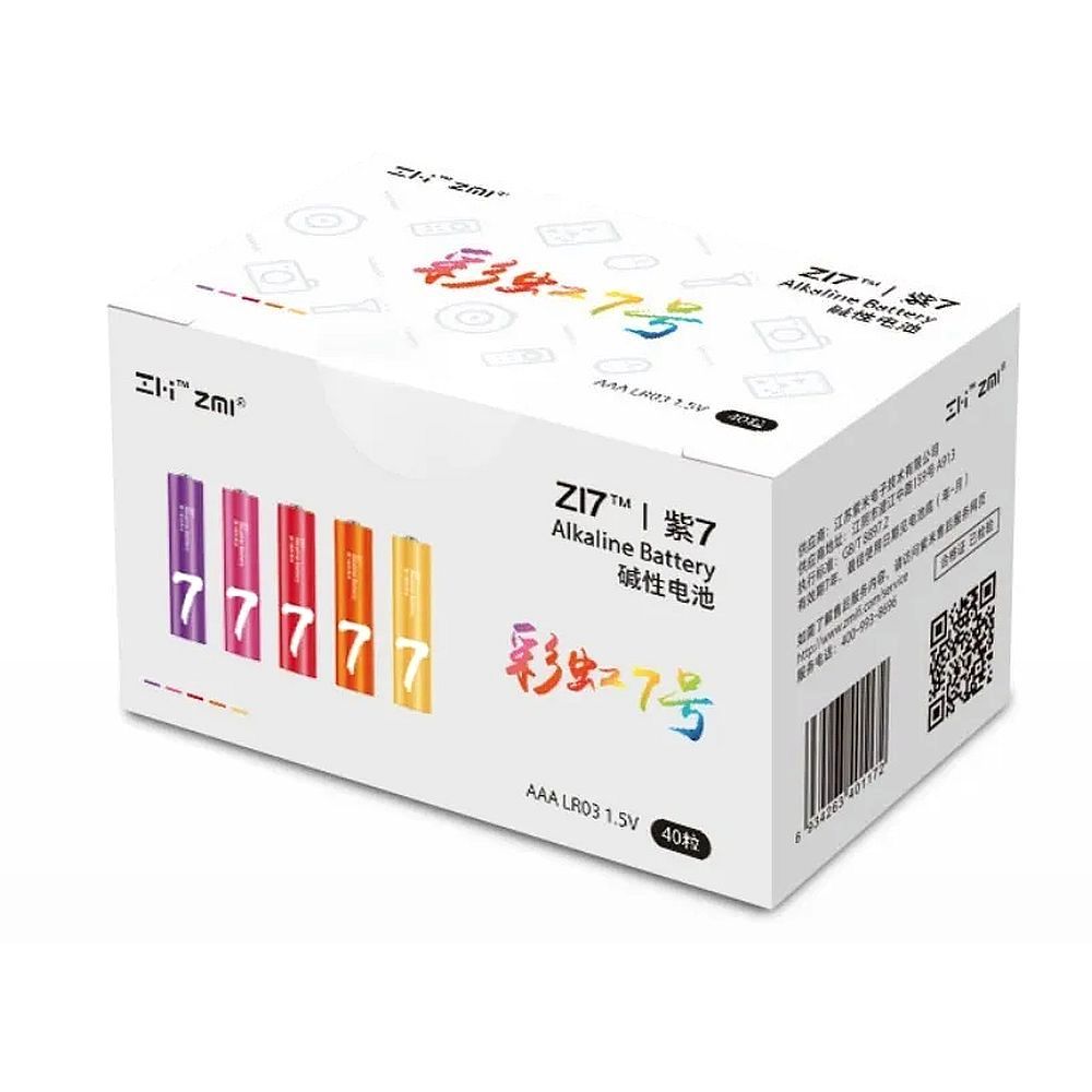 Батарея ZMI ZI7 AAA alkaline battery (40pcs)