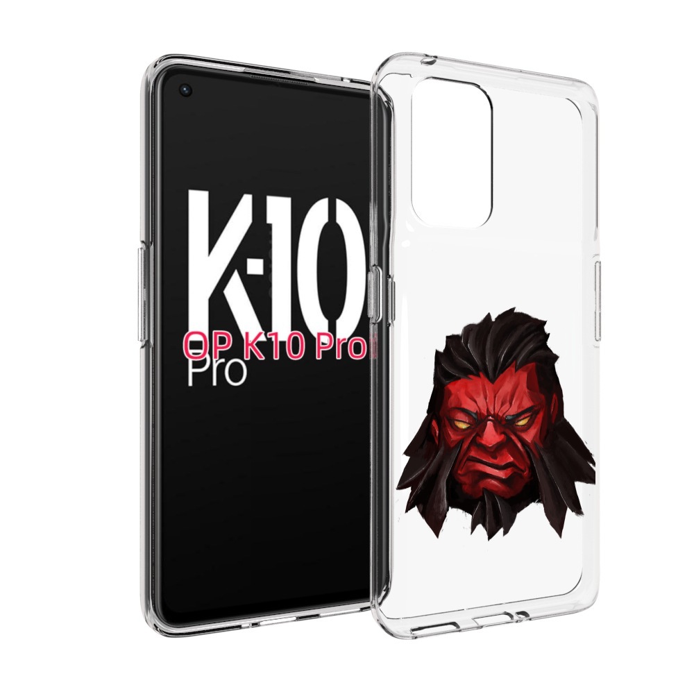 

Чехол MyPads dota-2-axe для OPPO K10 Pro, Прозрачный, Tocco