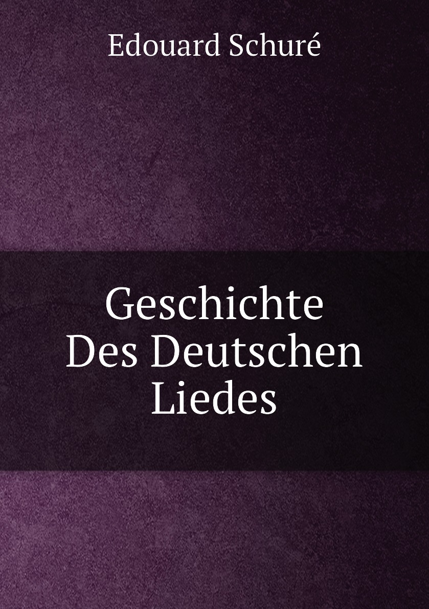 

Geschichte Des Deutschen Liedes