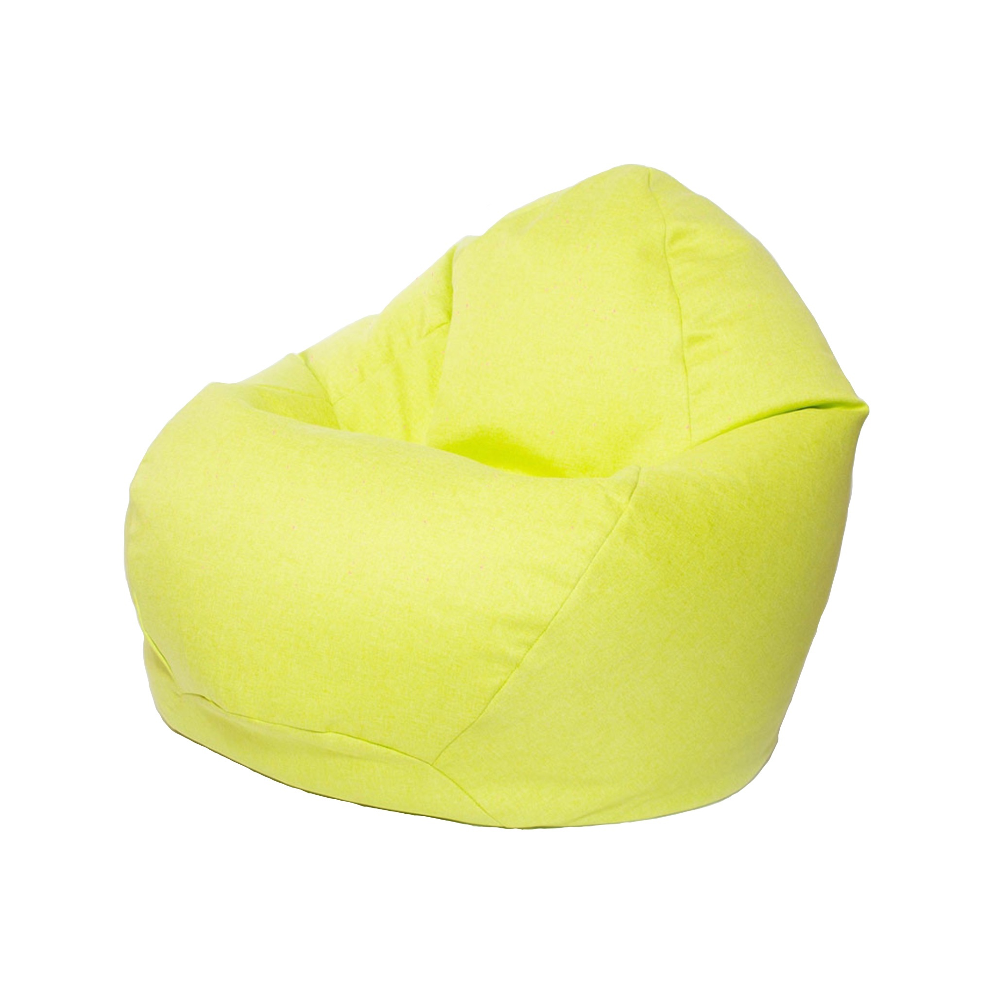 

кресло мешок WowPuff ГРУША МАКСИ рогожка . Кислотный, Желтый
