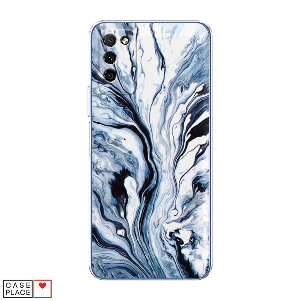 

Чехол Awog "Голубой минерал мрамор" для Honor 30 Lite