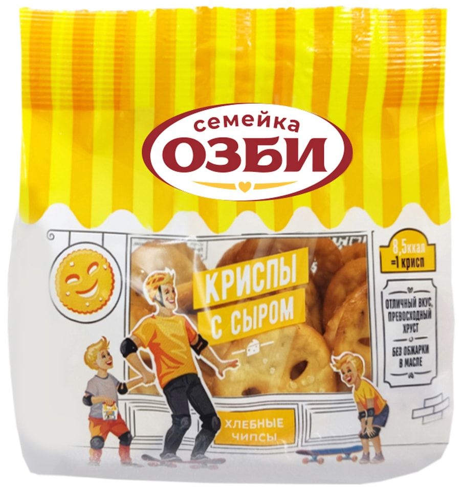 Криспы Семейка ОЗБИ с сыром 100 г