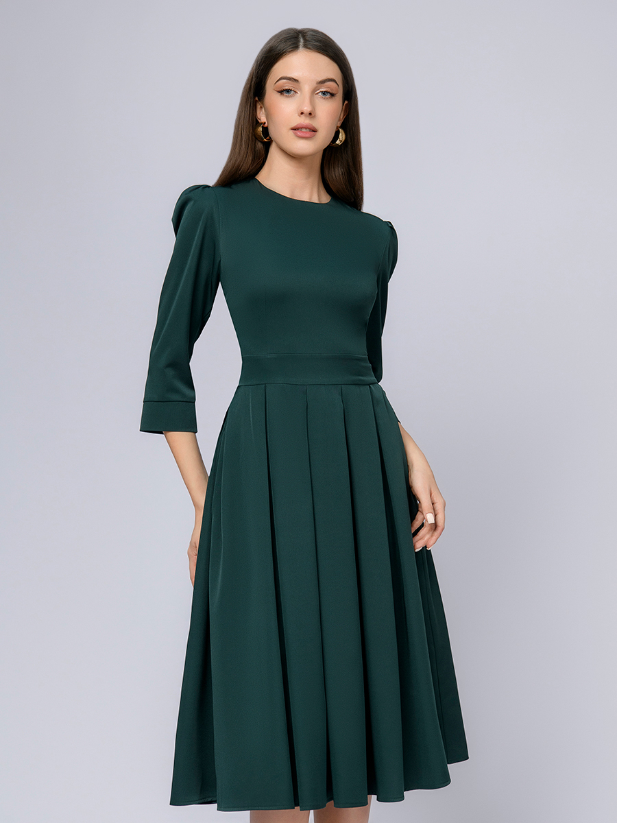 

Платье женское 1001dress 0101178 зеленое 42 RU, Зеленый, 0101178