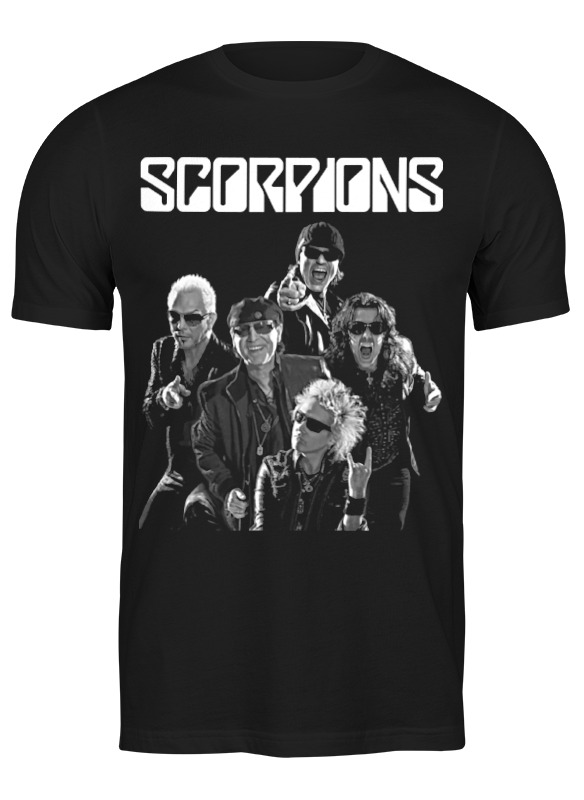 

Футболка мужская Printio Scorpions band черная L, Черный, Scorpions band