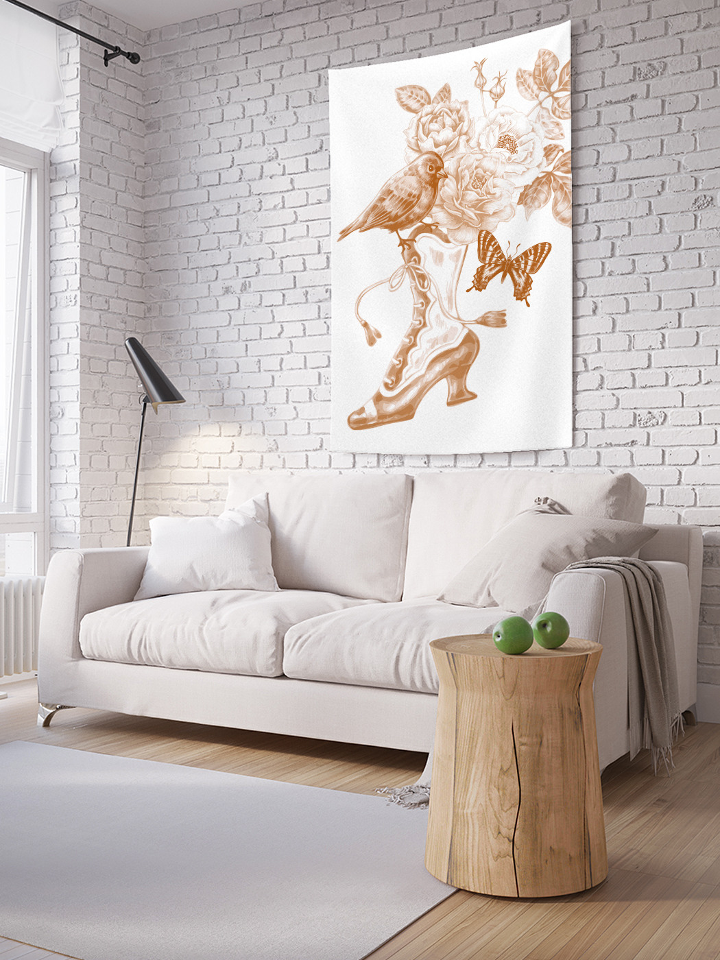 

Вертикальное фотопанно на стену JoyArty Оригинальный башмак 100x150 см, Оригинальный башмак