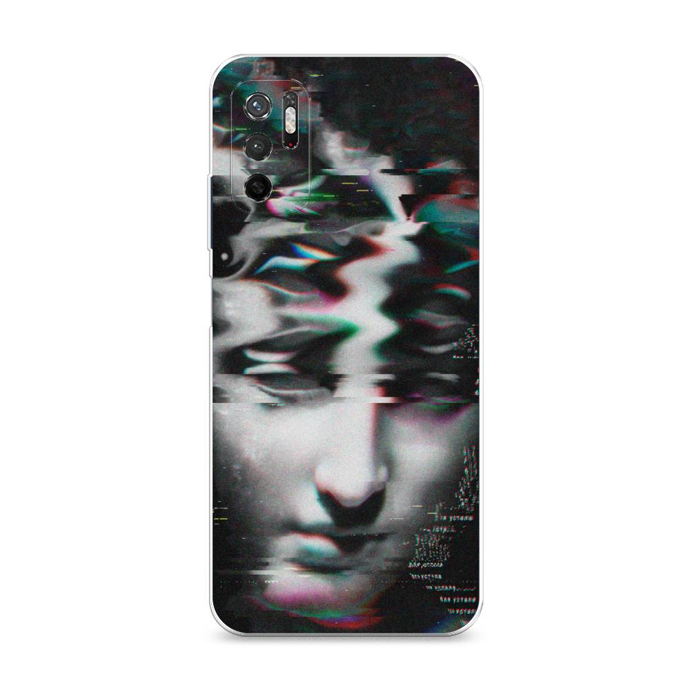 фото Силиконовый чехол "glitch art" на xiaomi redmi note 11se awog