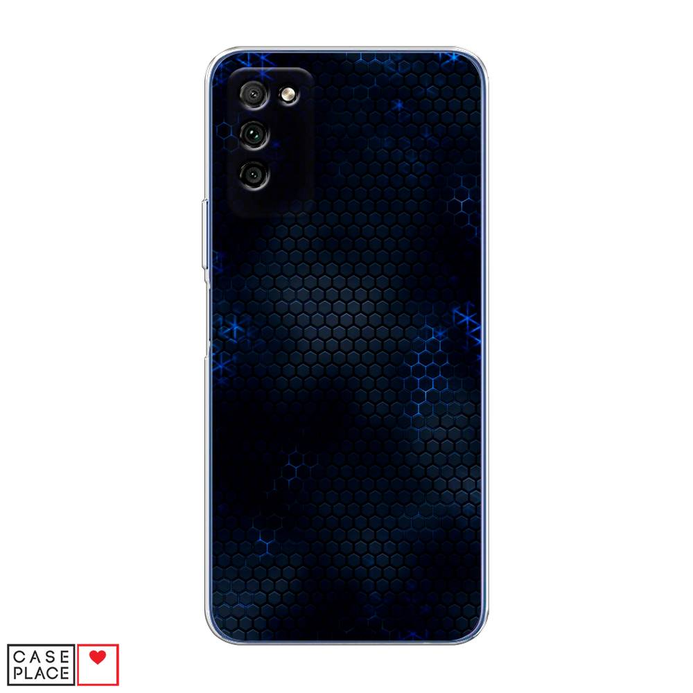 

Чехол Awog "Фон соты синие" для Honor 30 Lite