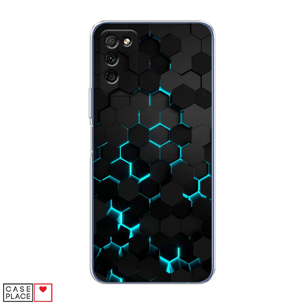 

Чехол Awog "Соты бирюзовые" для Honor 30 Lite