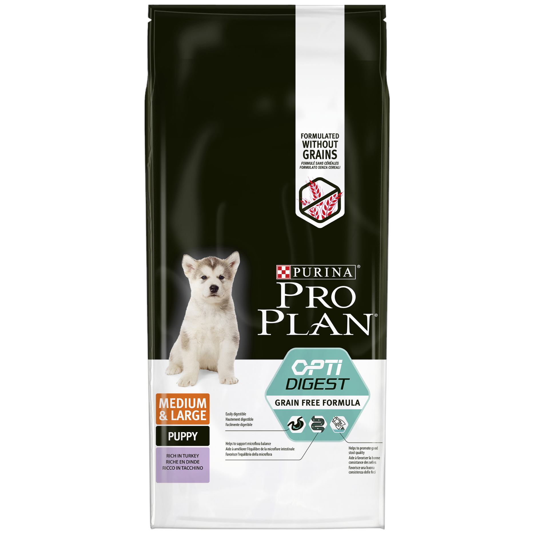 

Сухой корм для собак Pro Plan c индейкой, 12 кг
