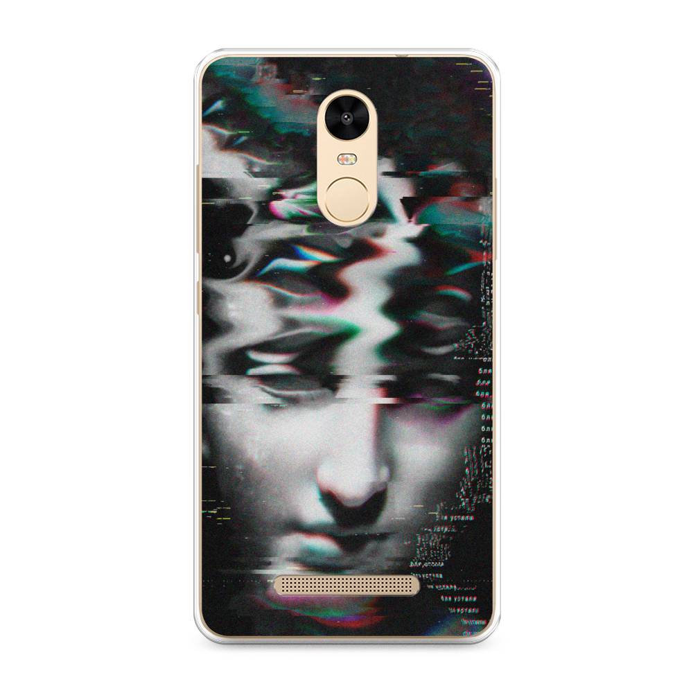 фото Силиконовый чехол "glitch art" на xiaomi redmi note 3 awog