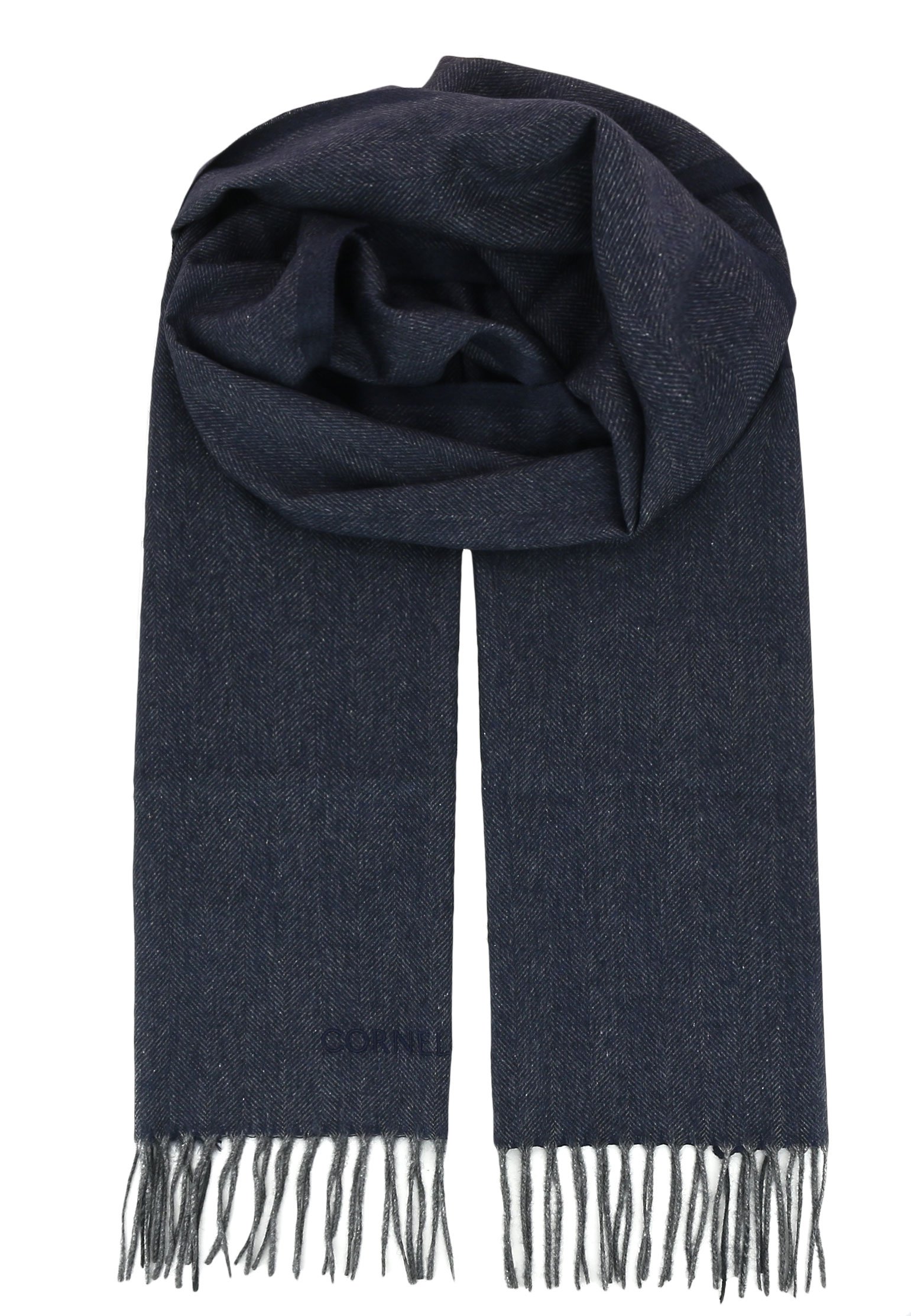 

Шарф из кашемира и шелка CORNELIANI 86B330-0829045 565293 Синий, 86B330-0829045
