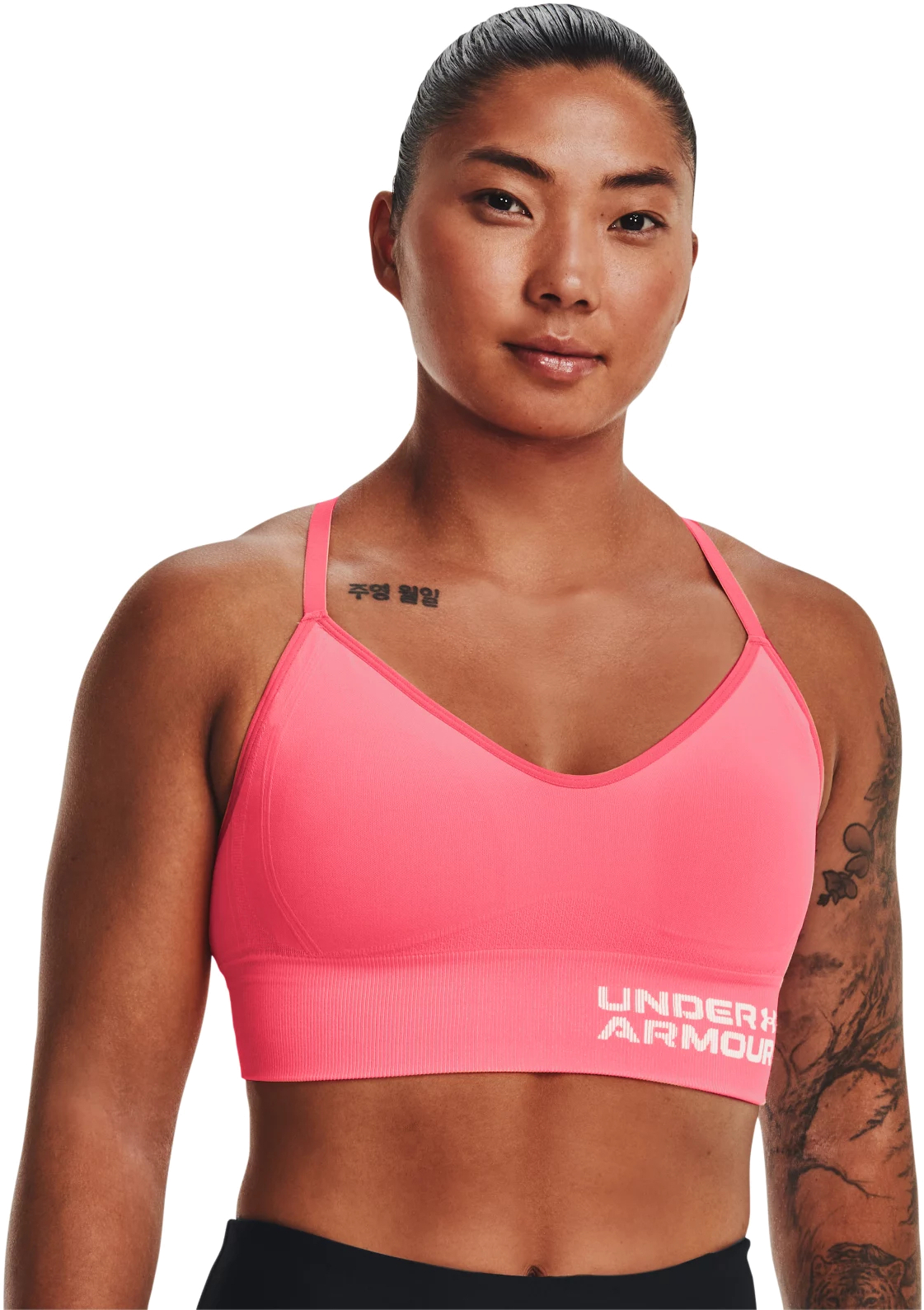 Топ женский Under Armour W Seamless Bra розовый XS