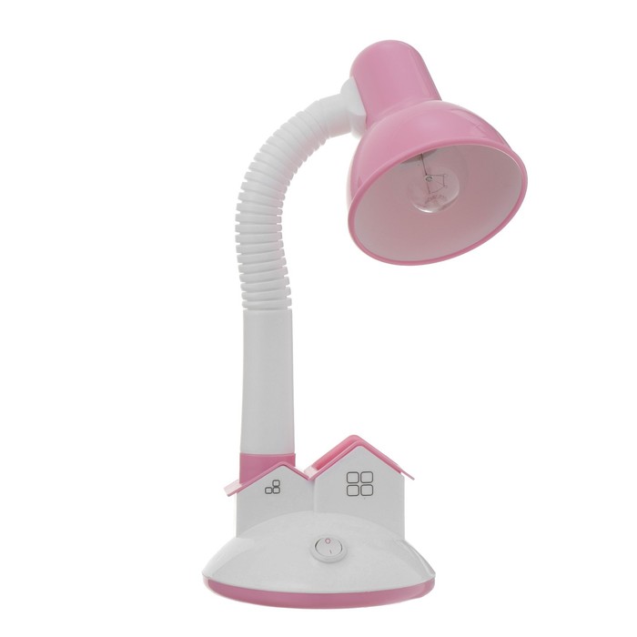 Настольная лампа BayerLux Домик Е27 40Вт розовый