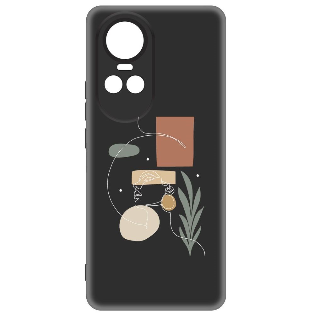

Чехол-накладка Krutoff Soft Case Элегантность для Oppo Reno10 5G черный
