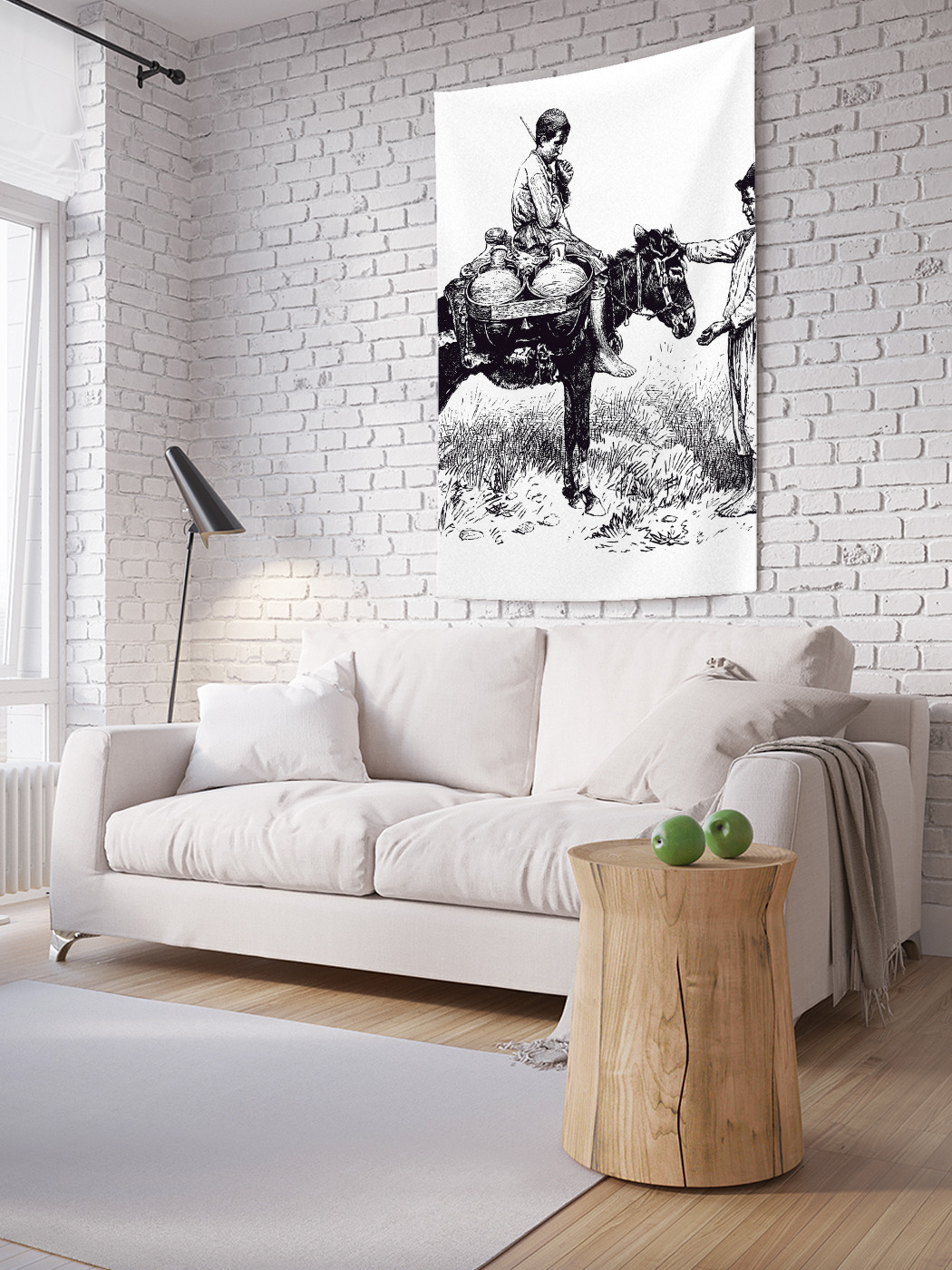 

Вертикальное фотопанно на стену JoyArty Водовоз из Тира 150x200 см, Водовоз из Тира