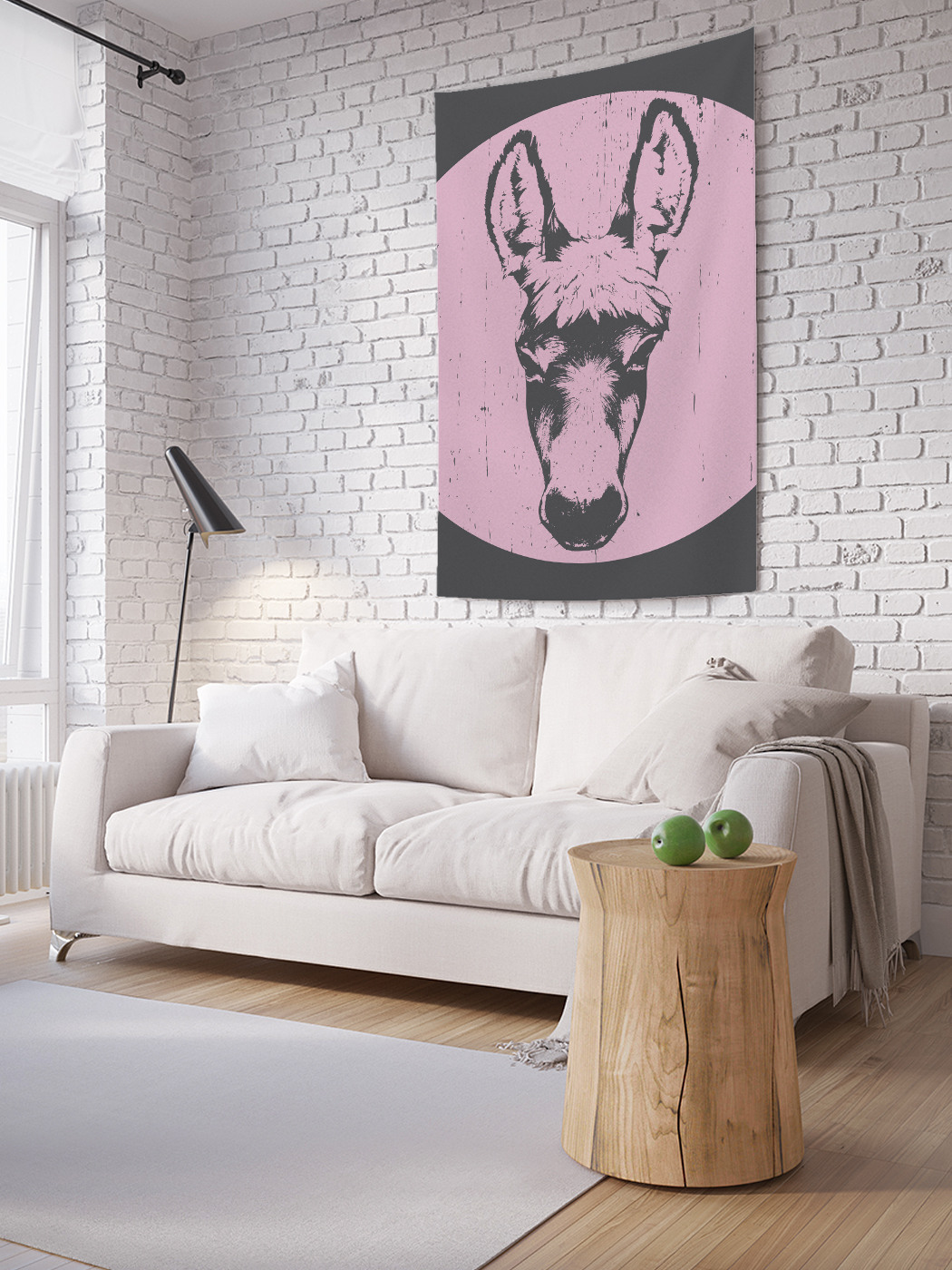 

Вертикальное фотопанно на стену JoyArty Портрет мула 150x200 см, Портрет мула