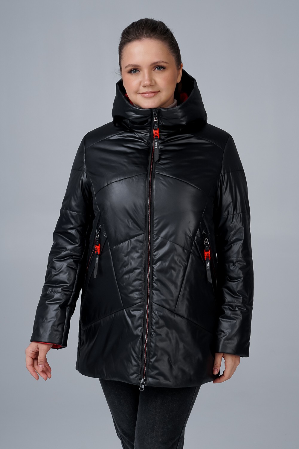 фото Куртка женская ohara mcv-22312 черная 48 ru