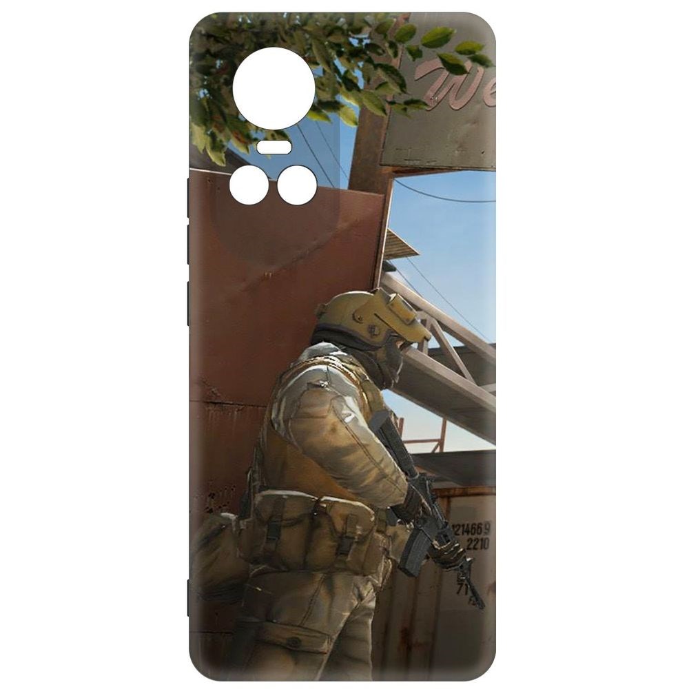 

Чехол-накладка Krutoff Soft Case Cтандофф 2 (Standoff 2) - Rust для Oppo Reno10 5G черный