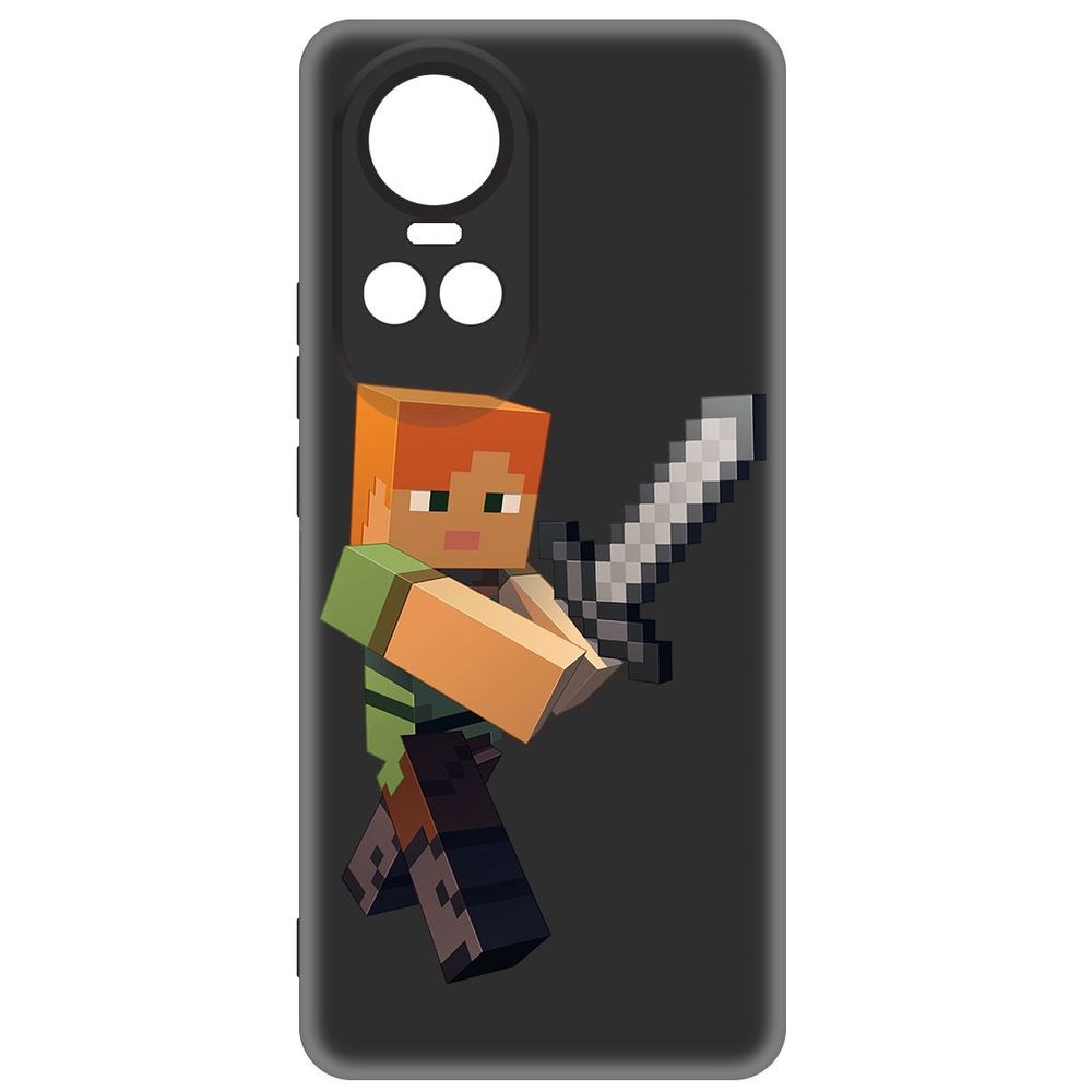 

Чехол-накладка Krutoff Soft Case Minecraft-Алекс для Oppo Reno10 Pro 5G черный